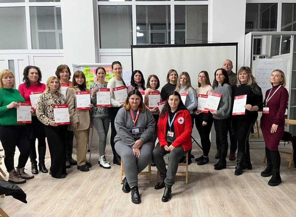Червоноградська міська організація Товариства Червоного Хреста провели тренінги 