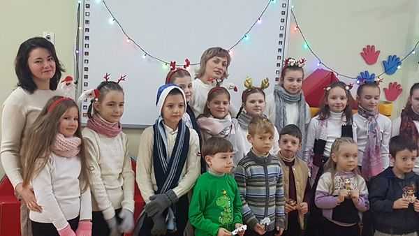 Святкове привітання для діток ІРЦ м. Червонограда